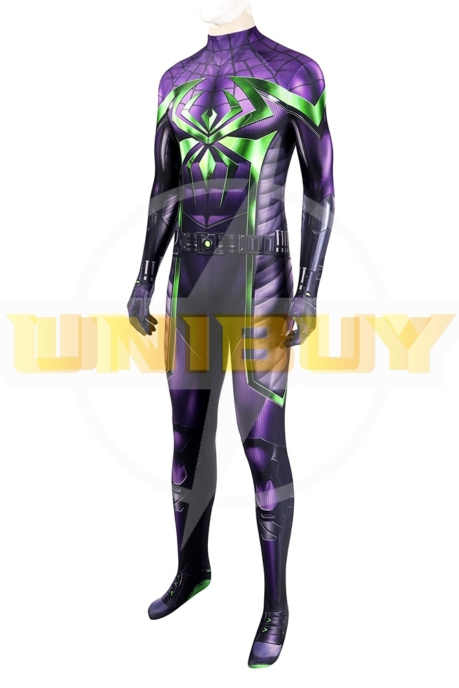  Marvel's Spider-Man Miles Morales Purple Reign Suit Costume Cosplay Unibuy