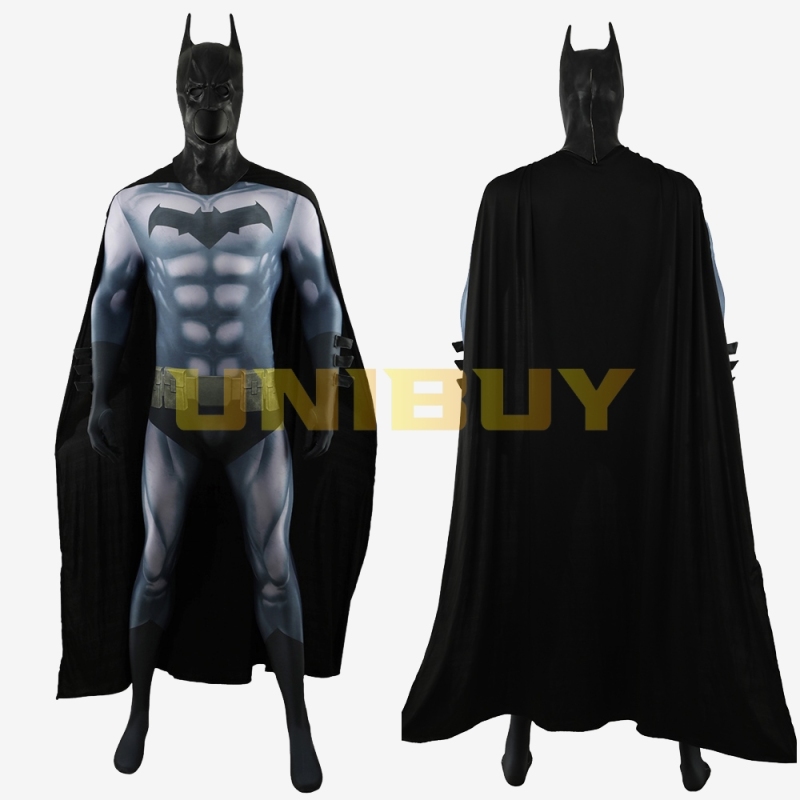 Justice League: War Batman Bodysuit Cosplay Costume Bruce Wayne with Cloak For Kids Adult Unibuy