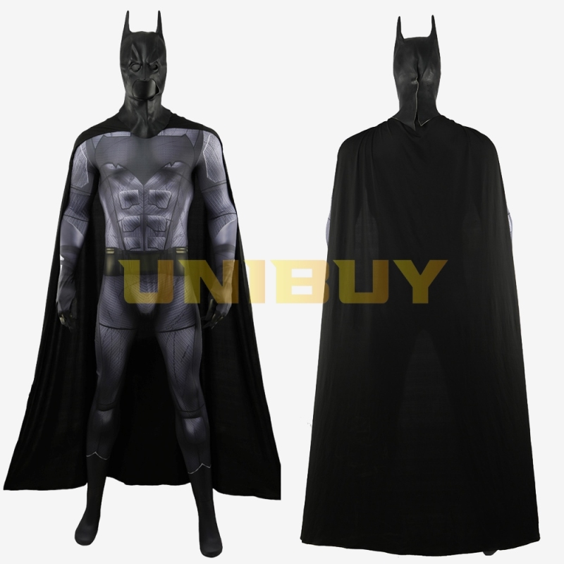 Justice League: War Batman Bodysuit Cosplay Costume Bruce Wayne with Cloak For Kids Adult Unibuy