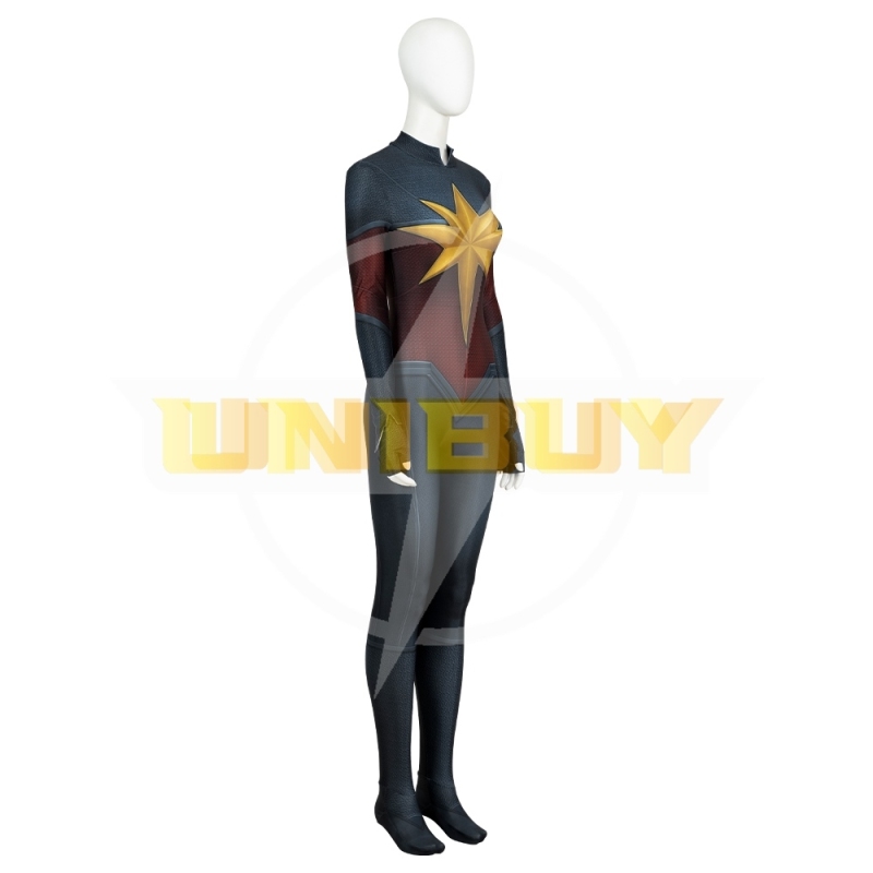 The Marvels 2 Captain Marvel Bodysuit Costume Cosplay Carol Danvers Suit for Adults Kids Unibuy