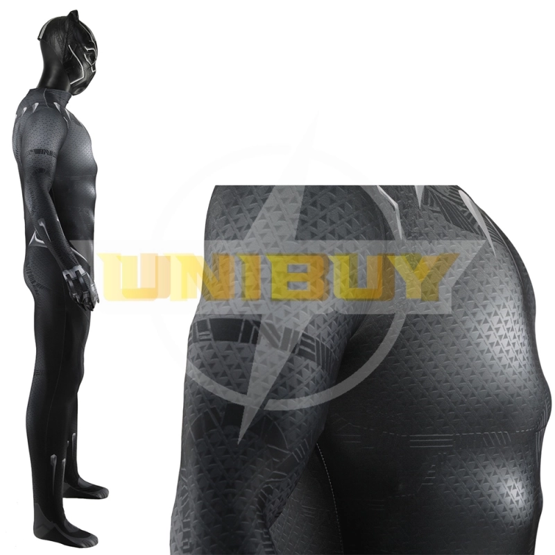 Black Panther Suit Cosplay Costume Wakanda Forever Jumpsuit For Kids Adult Unibuy