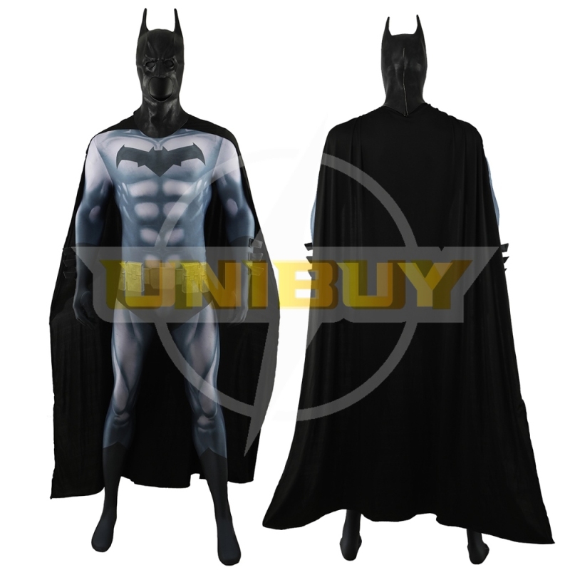 Justice League: War Batman Bodysuit Cosplay Costume Bruce Wayne with Cloak For Kids Adult Unibuy