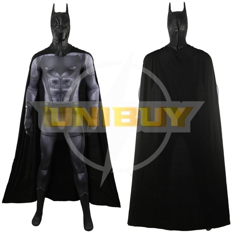 Justice League: War Batman Bodysuit Cosplay Costume Bruce Wayne with Cloak For Kids Adult Unibuy