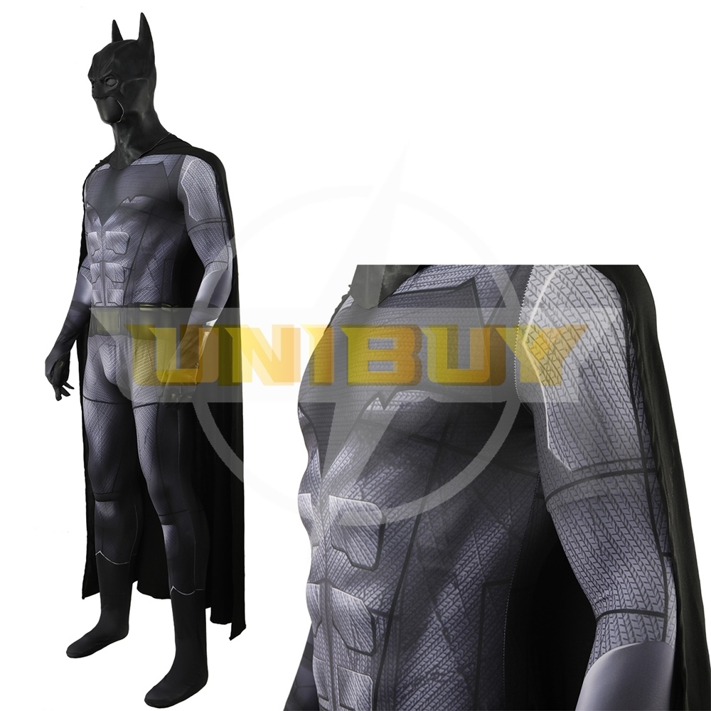 Justice League: War Batman Bodysuit Cosplay Costume Bruce Wayne with Cloak For Kids Adult Unibuy