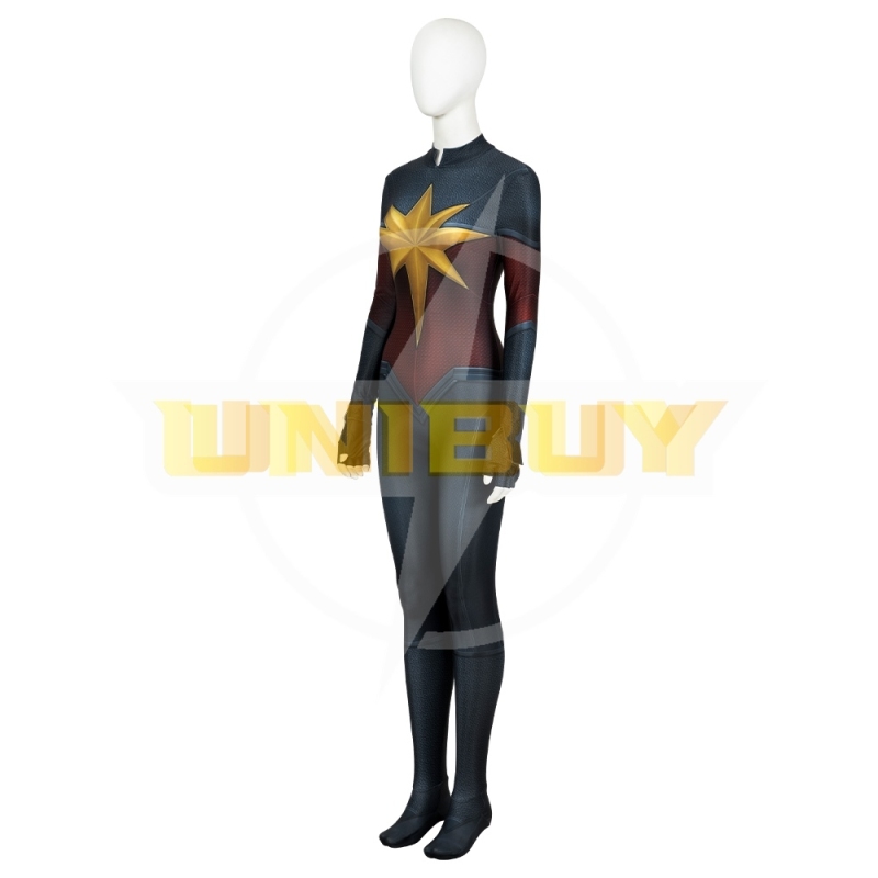 The Marvels 2 Captain Marvel Bodysuit Costume Cosplay Carol Danvers Suit for Adults Kids Unibuy