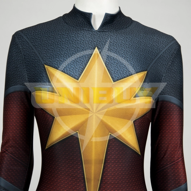 The Marvels 2 Captain Marvel Bodysuit Costume Cosplay Carol Danvers Suit for Adults Kids Unibuy