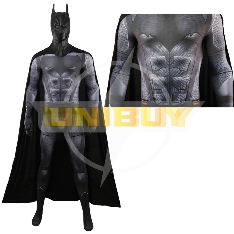 Justice League: War Batman Bodysuit Cosplay Costume Bruce Wayne with Cloak For Kids Adult Unibuy