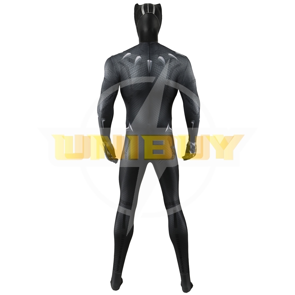 Black Panther Suit Cosplay Costume Wakanda Forever Jumpsuit For Kids Adult Unibuy