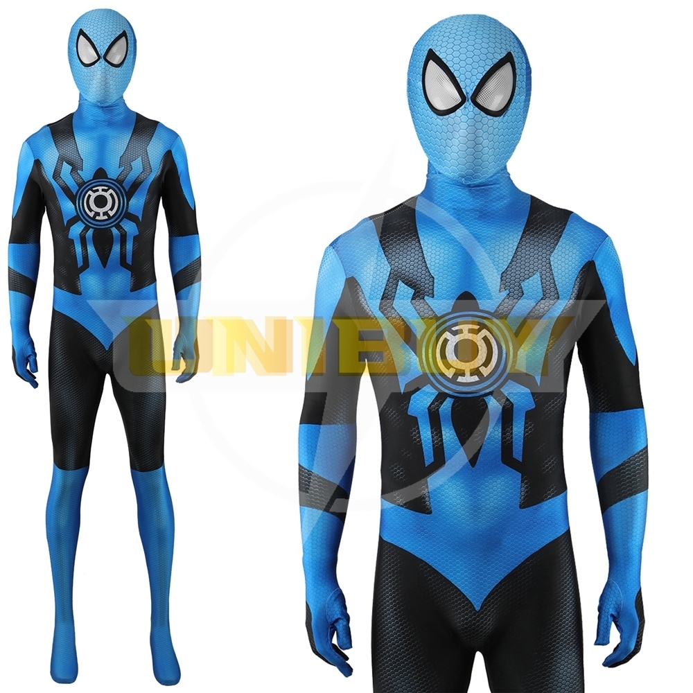 Blue Lantern Corps Spider man Bodysuit Costume Cosplay For Adult Kids Unibuy