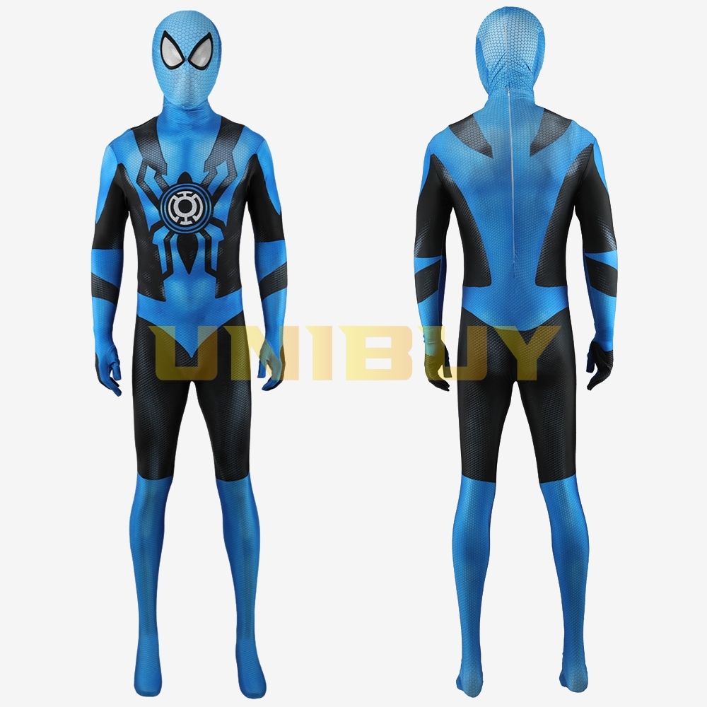 Blue Lantern Corps Spider man Bodysuit Costume Cosplay For Adult Kids Unibuy