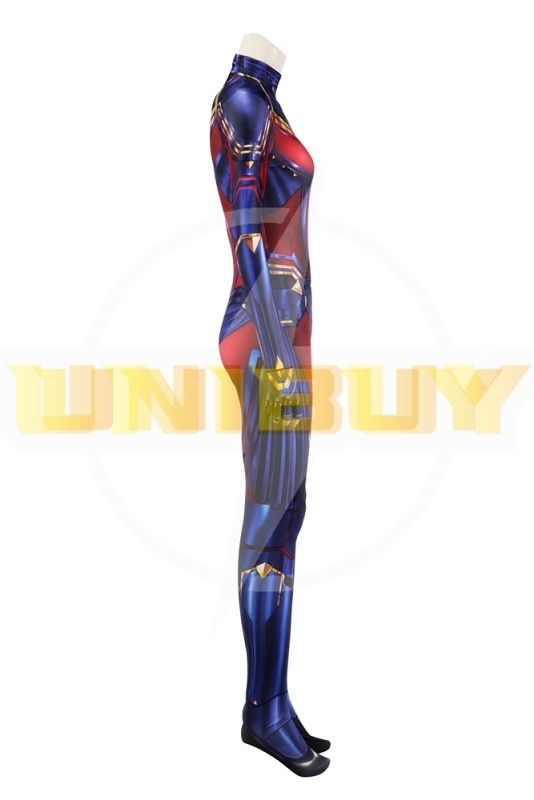 Avengers: Endgame Captain Marvel Bodysuit Costume Cosplay Suit Unibuy