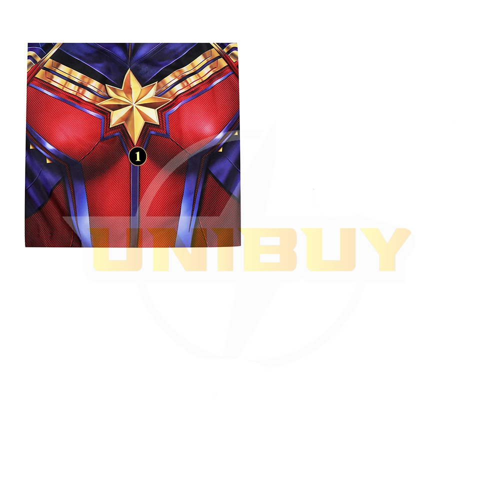 Avengers: Endgame Captain Marvel Bodysuit Costume Cosplay Suit Unibuy
