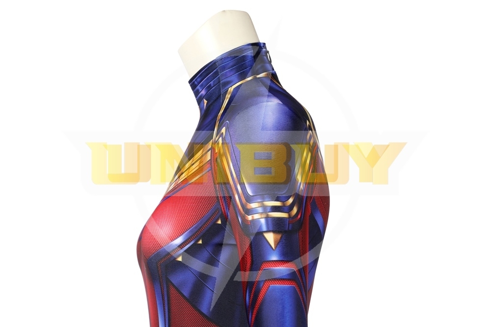 Avengers: Endgame Captain Marvel Bodysuit Costume Cosplay Suit Unibuy