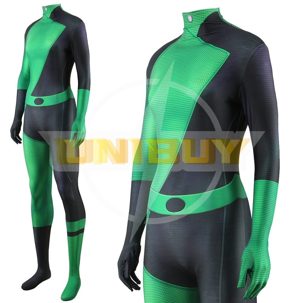 Kim Possible Shego Bodysuit Cosplay Costume Suit For Kids Adult Unibuy