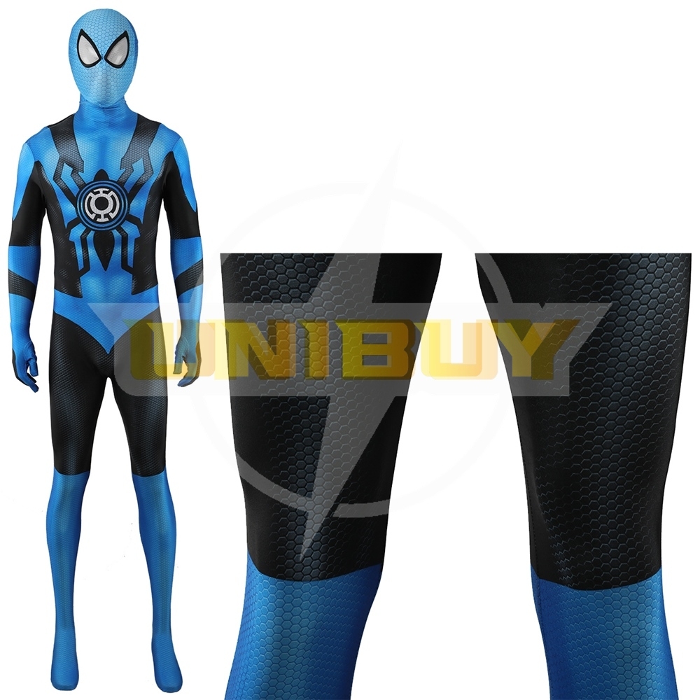 Blue Lantern Corps Spider man Bodysuit Costume Cosplay For Adult Kids Unibuy