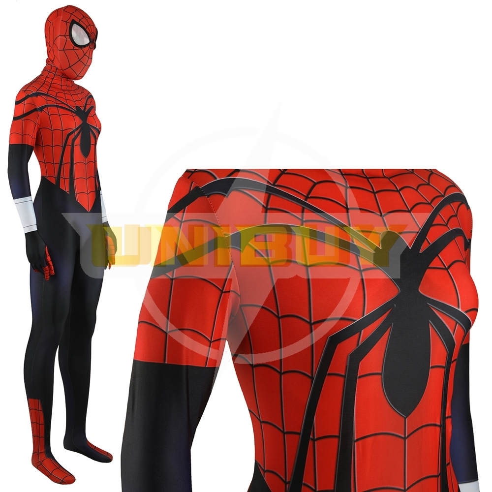 Superior spider man Suit Cosplay Costume Spider Man Jumpsuit Bodysuit For Kids Womens Unibuy