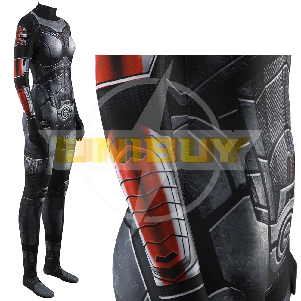 Mass Effect FemShep N7 Armor Costume Cosplay Suit Unibuy