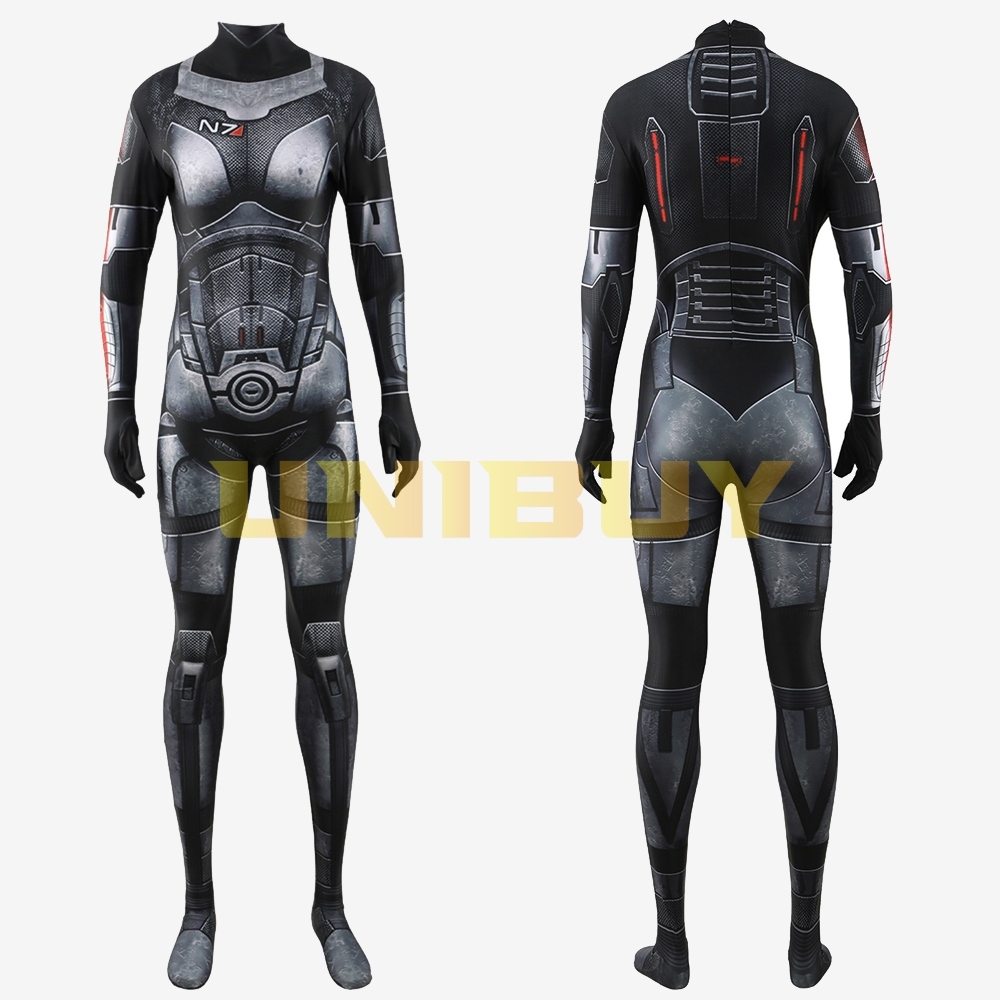Mass Effect FemShep N7 Armor Costume Cosplay Suit Unibuy