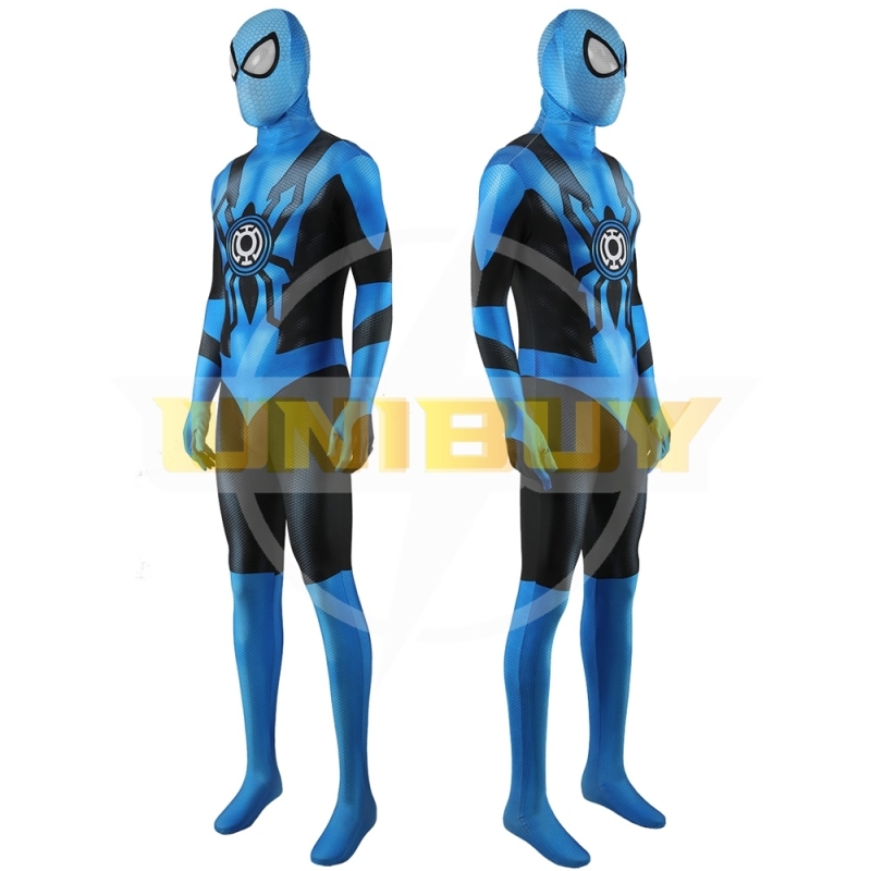 Blue Lantern Corps Spider man Bodysuit Costume Cosplay For Adult Kids Unibuy