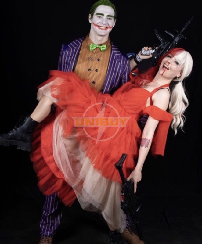 Batman Arkham Asylum Joker Costume Cosplay Suit Unibuy