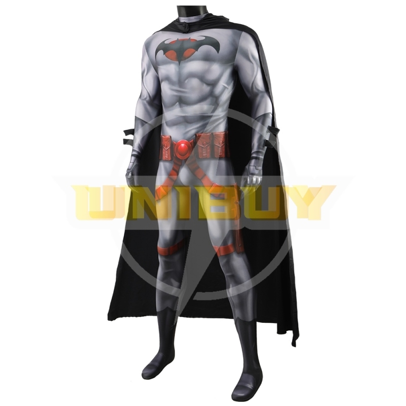 The Batman Bodysuit Cosplay Costume Flashpoint Thomas Wayne with Cloak For Kids Adult Unibuy