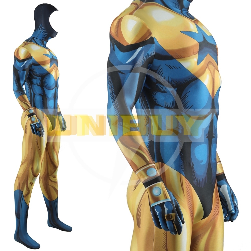 Booster Gold Bodysuit Costume Cosplay For Adult Kids Unibuy