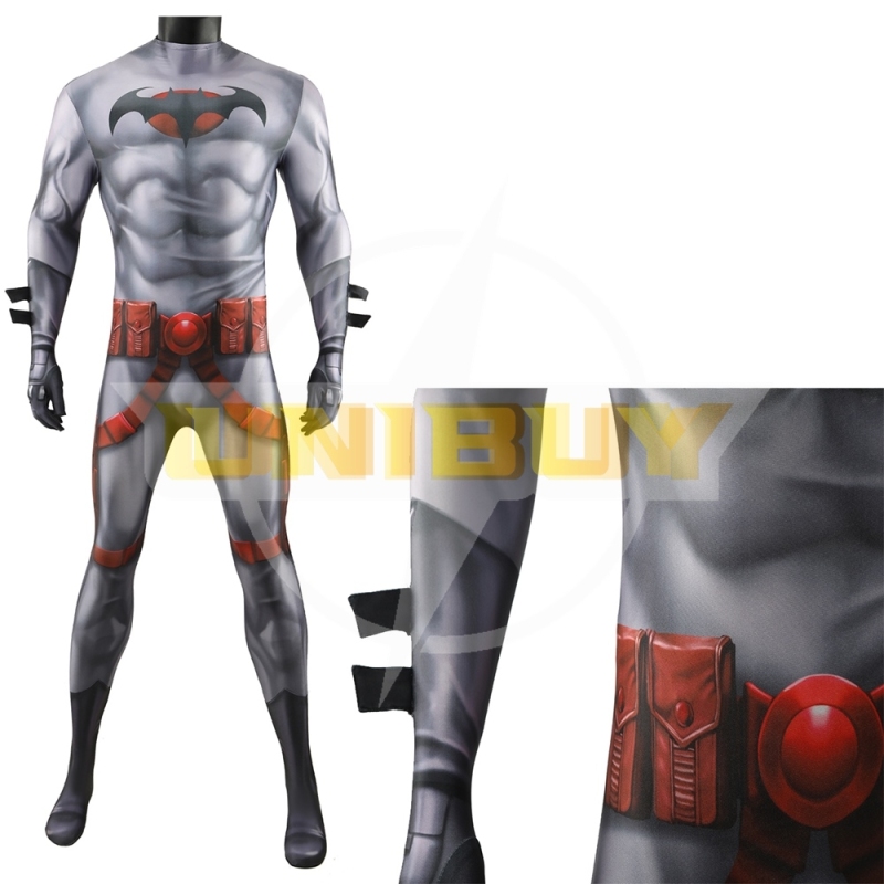 The Batman Bodysuit Cosplay Costume Flashpoint Thomas Wayne with Cloak For Kids Adult Unibuy