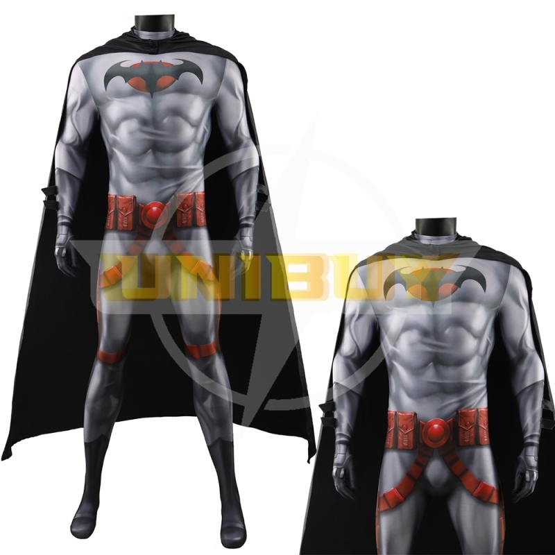 The Batman Bodysuit Cosplay Costume Flashpoint Thomas Wayne with Cloak For Kids Adult Unibuy