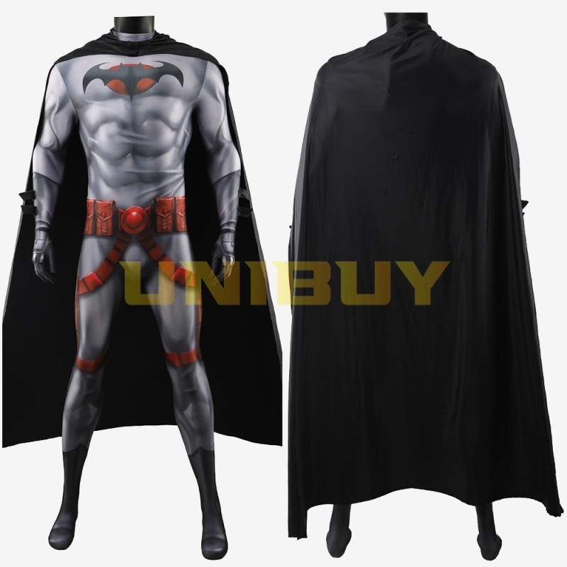 The Batman Bodysuit Cosplay Costume Flashpoint Thomas Wayne with Cloak For Kids Adult Unibuy