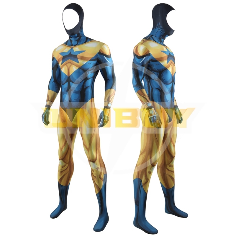 Booster Gold Bodysuit Costume Cosplay For Adult Kids Unibuy