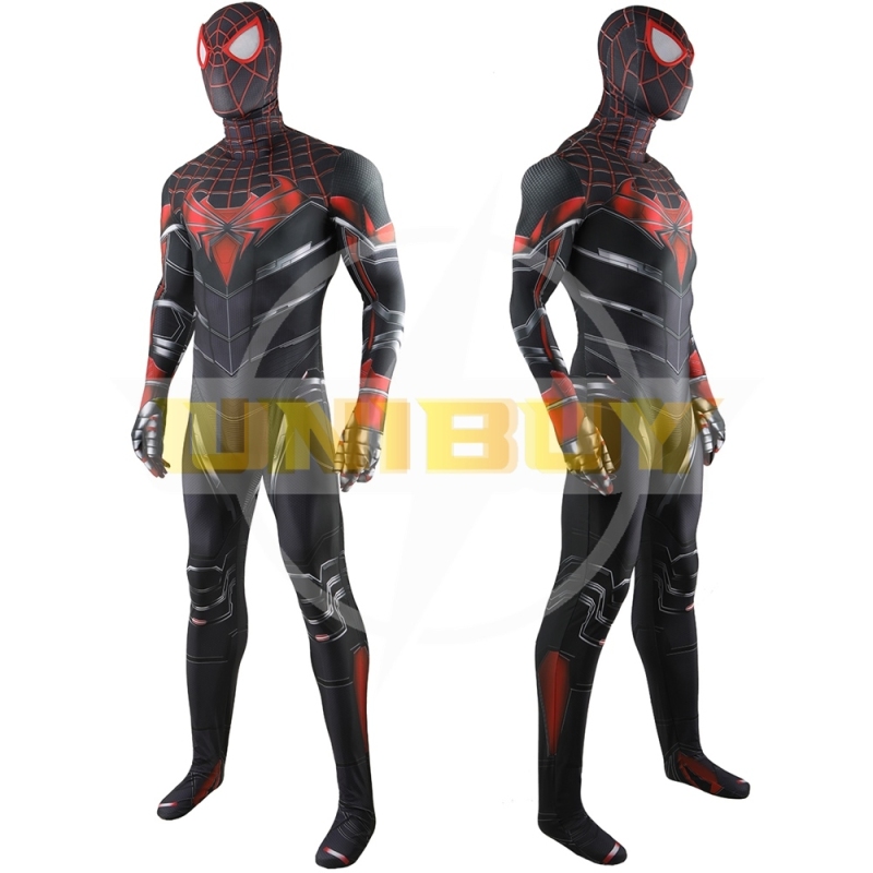 Marvel's Spider-man Miles Morales Advanced Tech Suit Bodysuit Costume Cosplay For Men Kids Unibuy