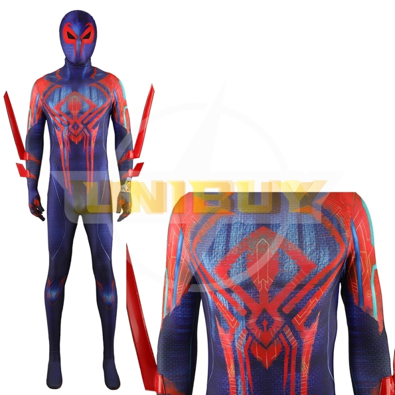 Spider-Man 2099 Suit Costume Cosplay Bodysuit For Men Kids Unibuy