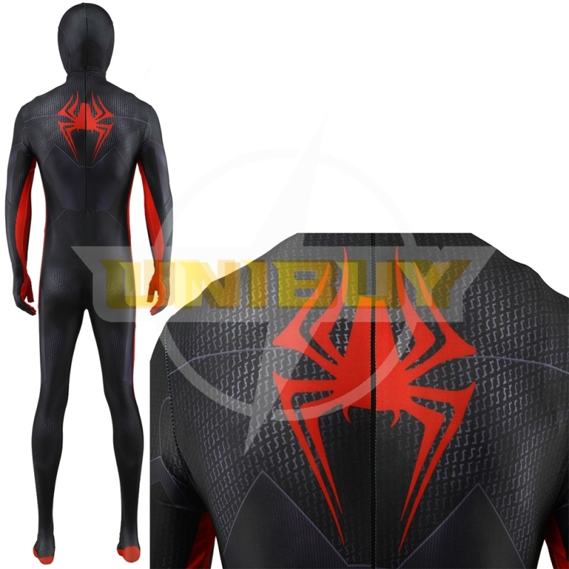 Spider-Man Across the Spider-Verse Miles Morales Suit Costume Cosplay Bodysuit For Men Kids Unibuy