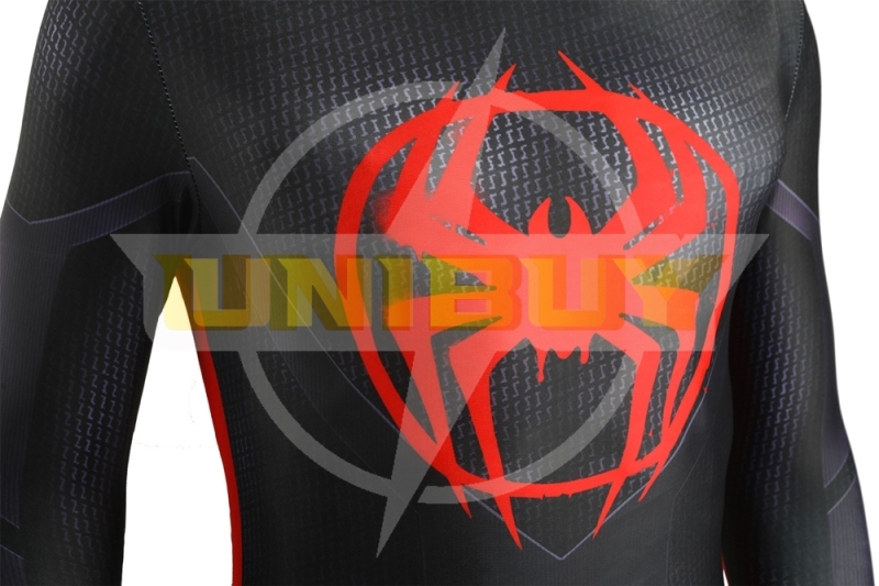 Spider-Man Across the Spider-Verse Miles Morales Suit Costume Cosplay Bodysuit For Men Kids Unibuy