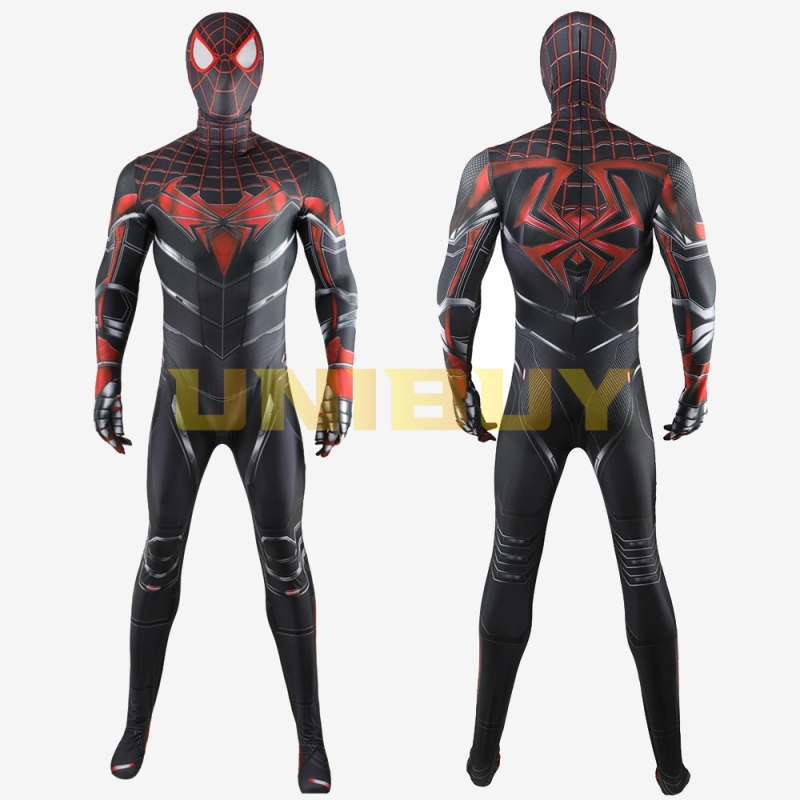 Marvel's Spider-man Miles Morales Advanced Tech Suit Bodysuit Costume Cosplay For Men Kids Unibuy