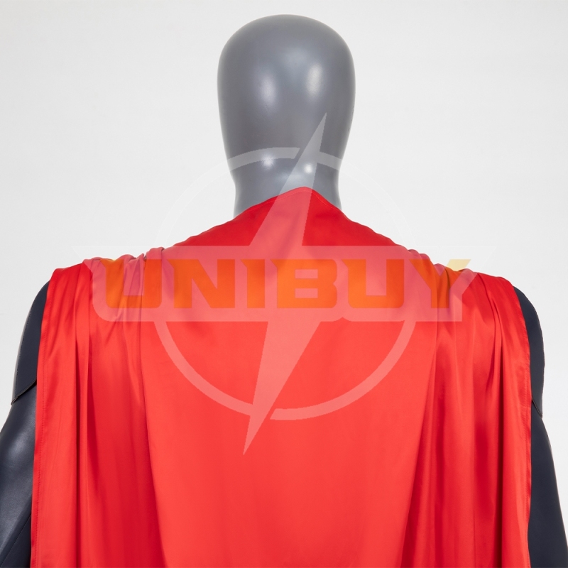 Superman World's Finest Costume Cosplay Suit with Cloak Unibuy