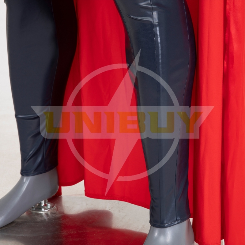 Superman World's Finest Costume Cosplay Suit with Cloak Unibuy