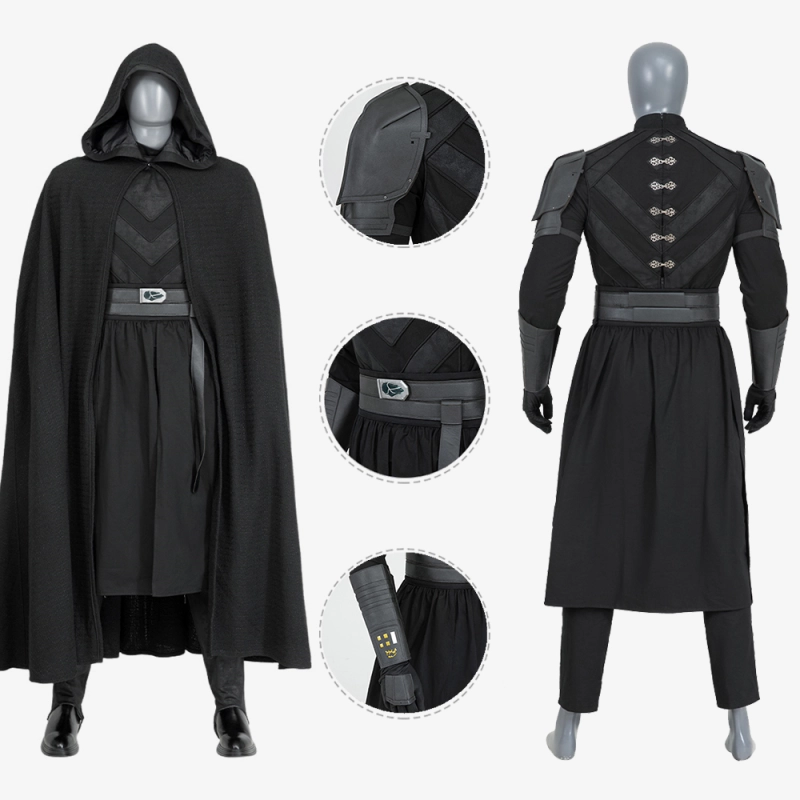 Ahsoka Baylan Skoll Costume Cosplay Suit with Cloak Unibuy