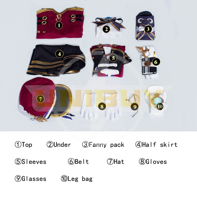 Genshin Impact Charlotte Costumes Cosplay Suit Unibuy