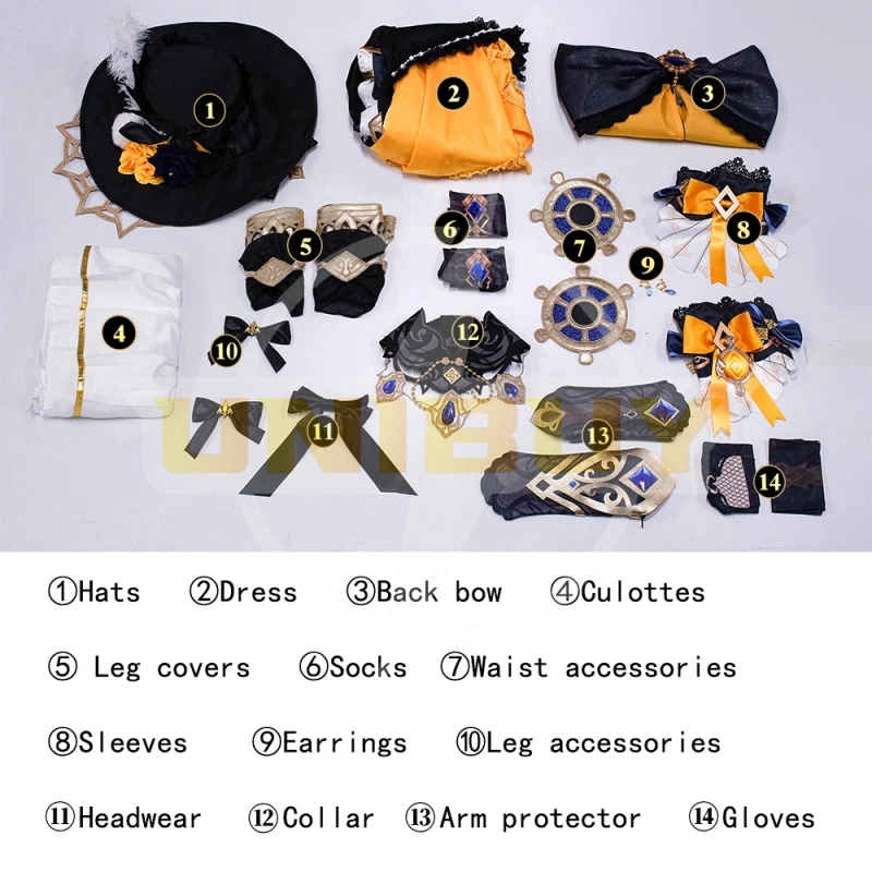 Genshin Impact Navia Costume Cosplay Suit Unibuy
