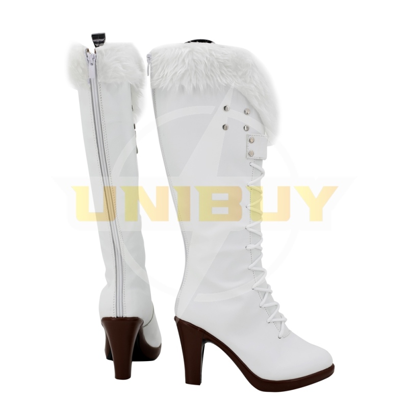 One Piece Nico Robin Shoes Cosplay Women Boots White Unibuy