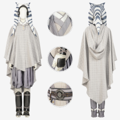 Ahsoka Tano Costume Cosplay Suit with Cloak Unibuy