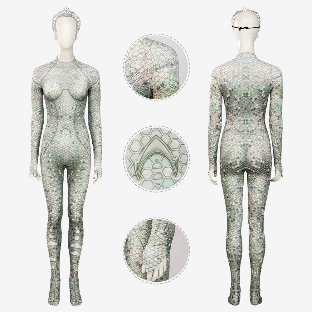 Aquaman and the Lost Kingdom Atlanna Bodysuit Costume Cosplay Suit for Adults Kids Unibuy