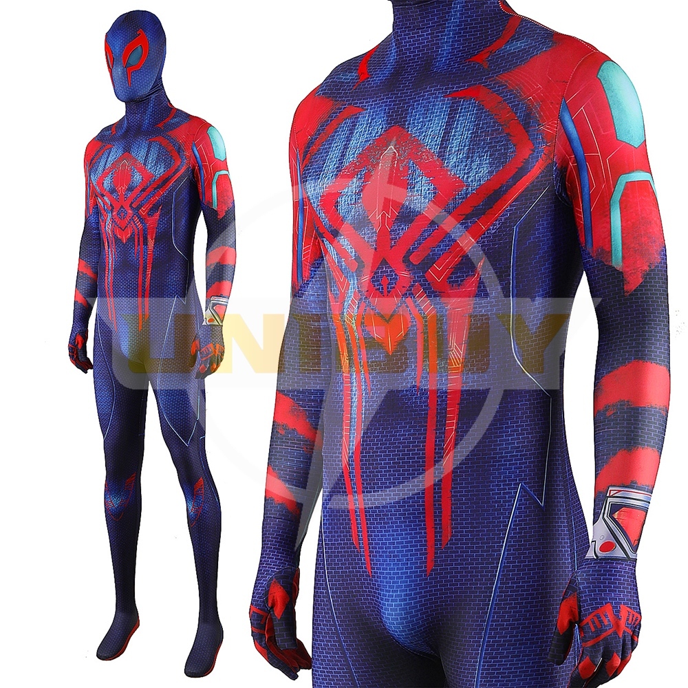 Spider-Man 2099 Costume Cosplay Suit Bodysuit For Men Kids Unibuy