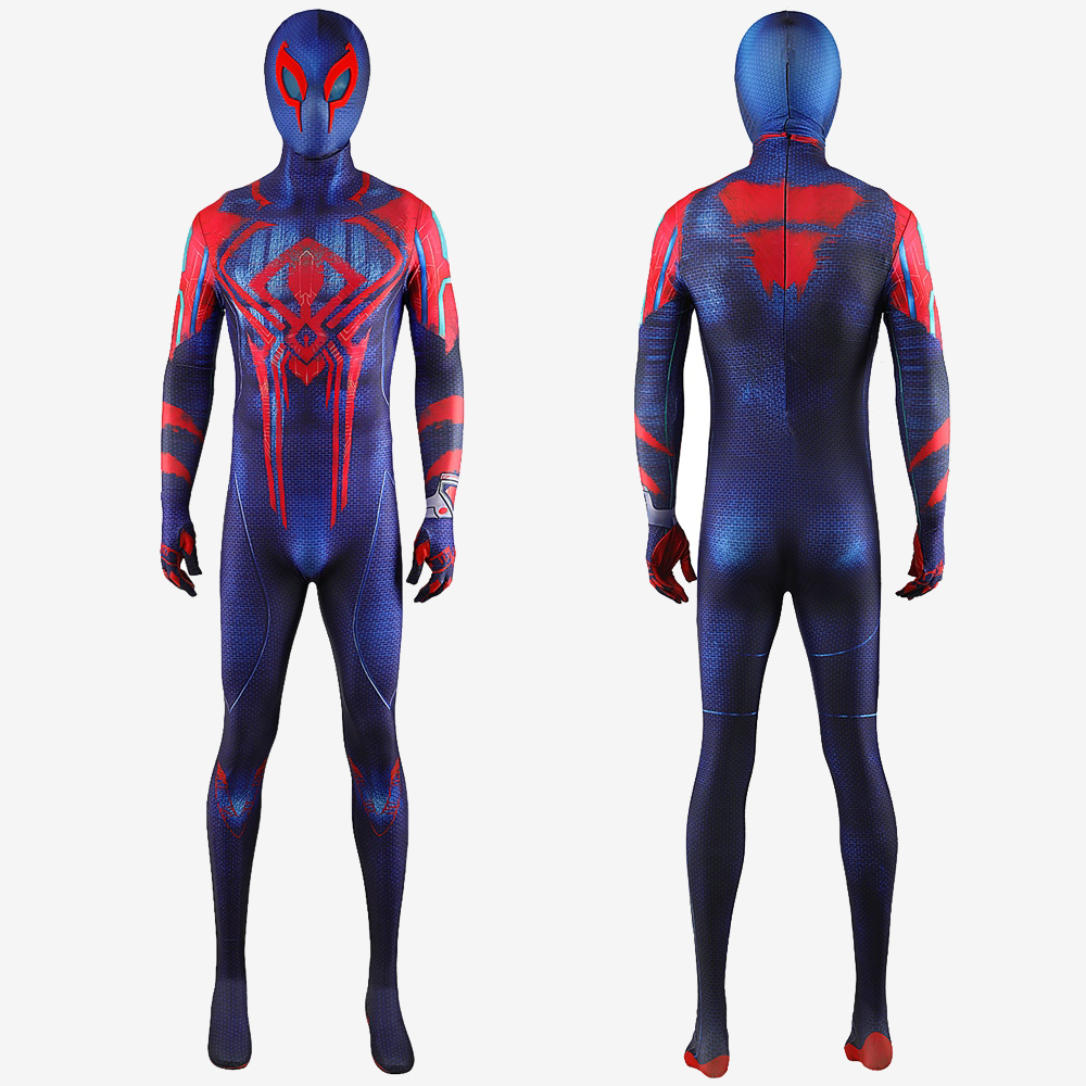 Spider-Man 2099 Costume Cosplay Suit Bodysuit For Men Kids Unibuy