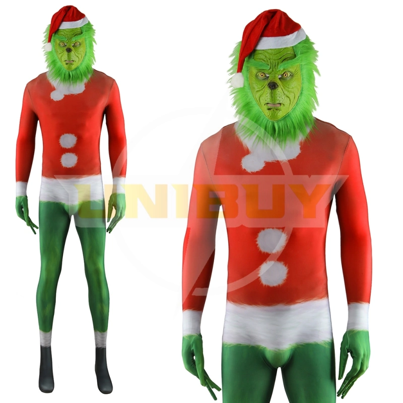 Grinch Bodysuit Costume Cosplay Suit How the Grinch Stole Christmas for