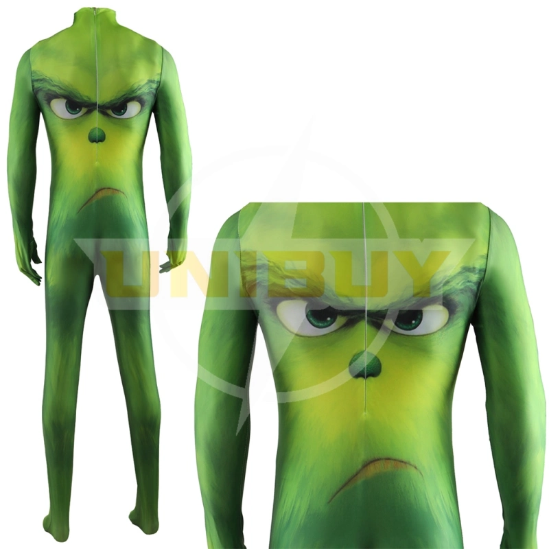 The Grinch Bodysuit Costume Cosplay Suit for Kids Adult Unibuy