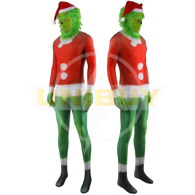 Grinch Bodysuit Costume Cosplay Suit How the Grinch Stole Christmas for Kids Adult Unibuy