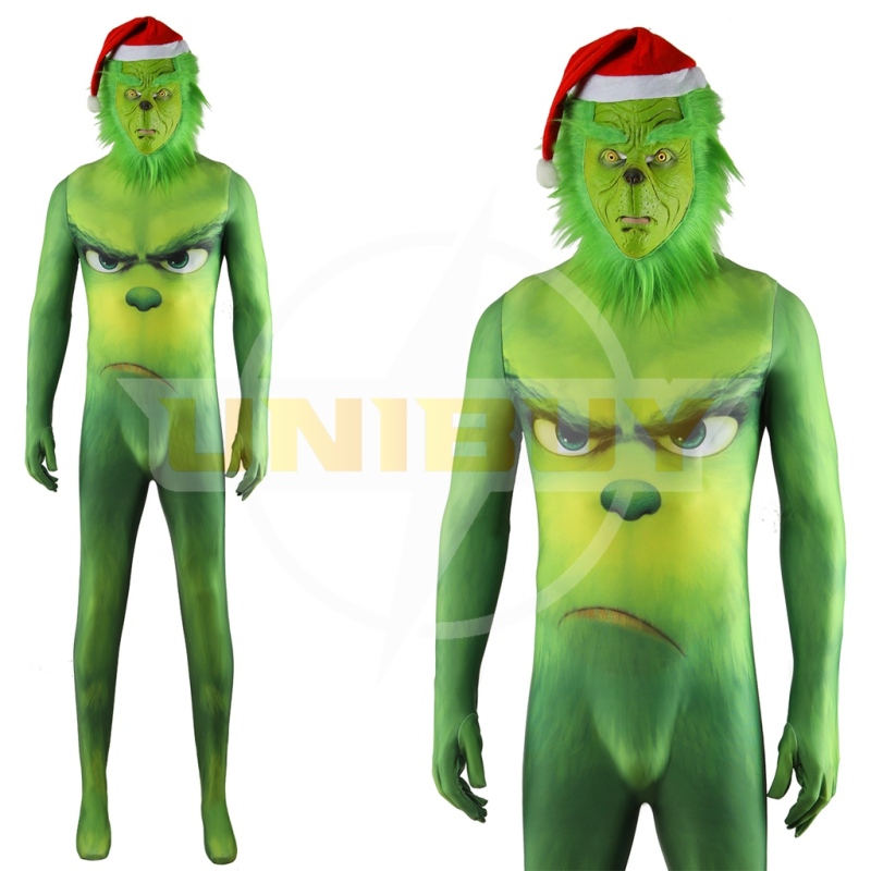 The Grinch Bodysuit Costume Cosplay Suit for Kids Adult Unibuy