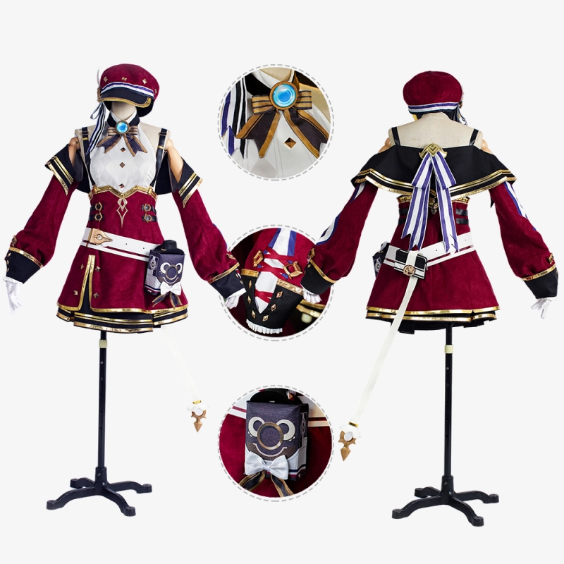 Genshin Impact Charlotte Costumes Cosplay Suit Unibuy